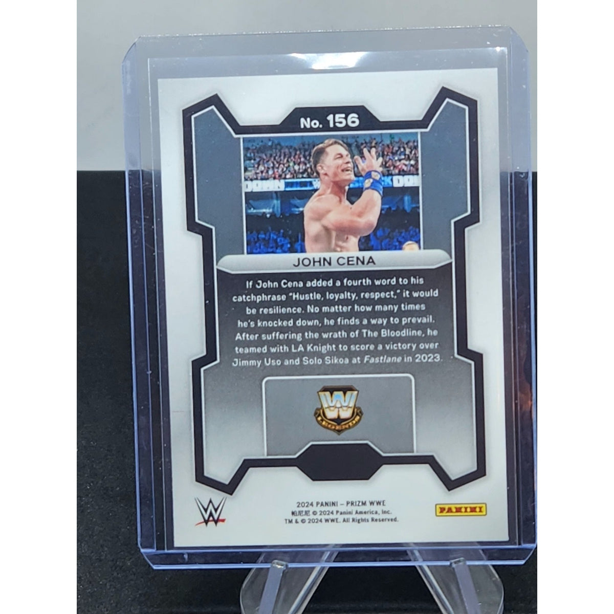 2024 Panini Prizm WWE #156 John Cena