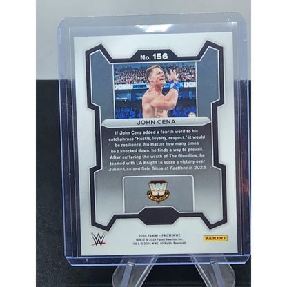 2024 Panini Prizm WWE #156 John Cena