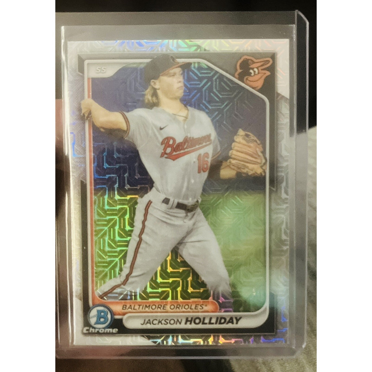 2024 Bowman Chrome Mega "Mojo Refractor" Jackson Holliday #BCP-47 Pack Fresh