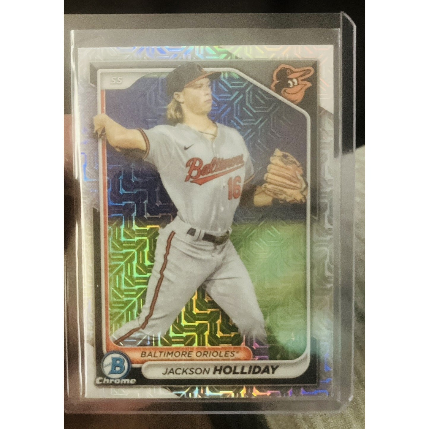 2024 Bowman Chrome Mega "Mojo Refractor" Jackson Holliday #BCP-47 Pack Fresh