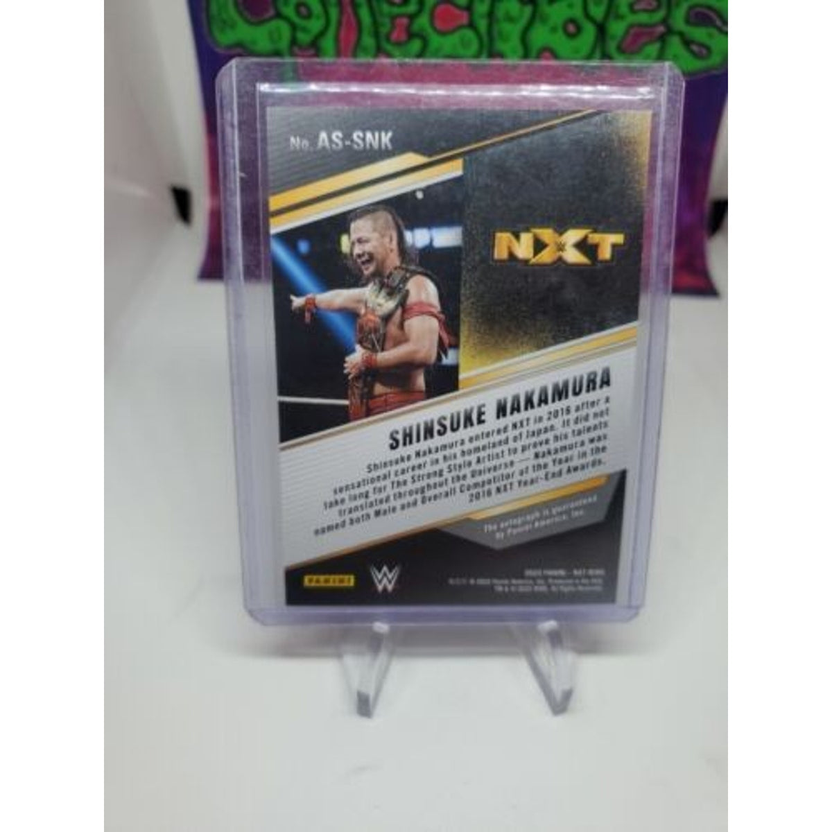 2022 WWE Panini NXT 2.0 Shinsuke Nakamura Red Auto Autograph #/49