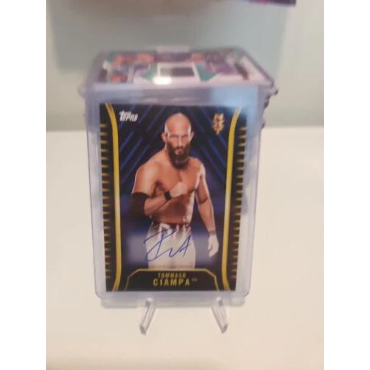 Autograph Card Wrestling On Card Auto #/50 Tommaso Ciampa 2018 Topps WWE NXT