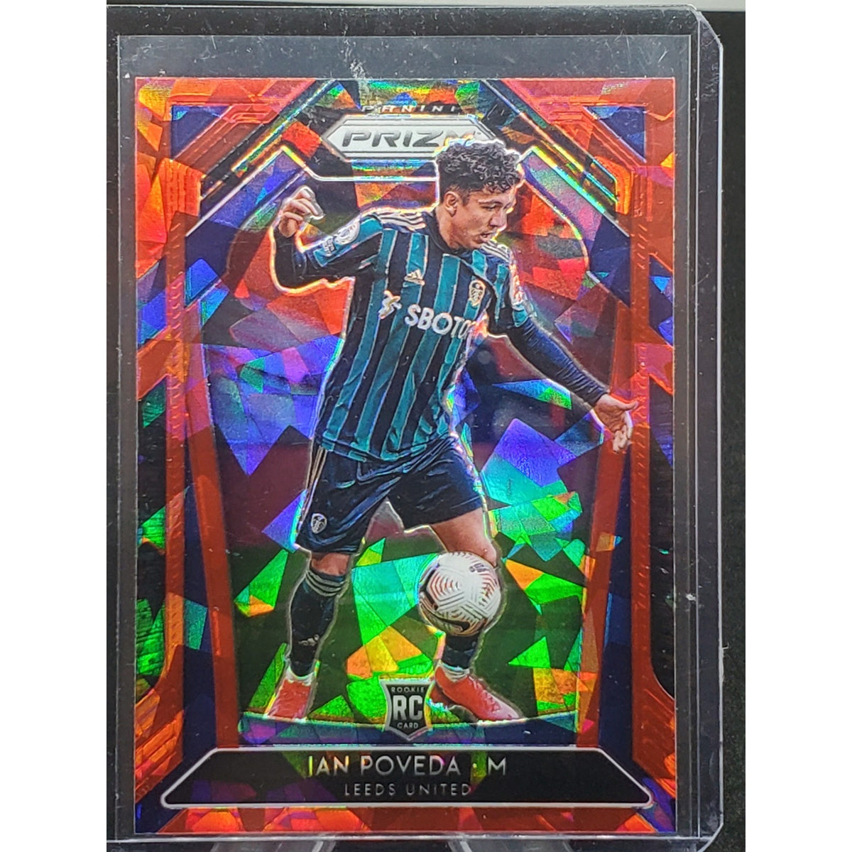 2020-21 Panini Prizm Premier League - Ian Poveda #205 Red Ice Prizm (RC)