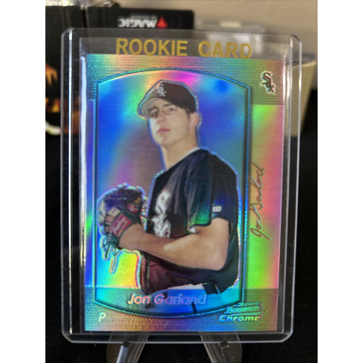 2000 Bowman Chrome Refractor Jon Garland #340 / Rookie Card / Looks Mint