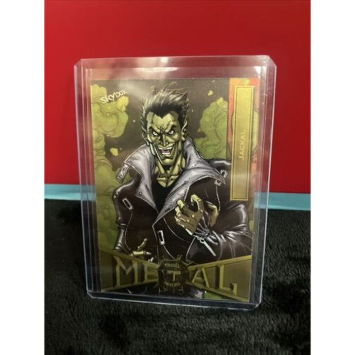 Marvel Metal Universe Spider-Man Light FX Gold #67 Jackal 2021