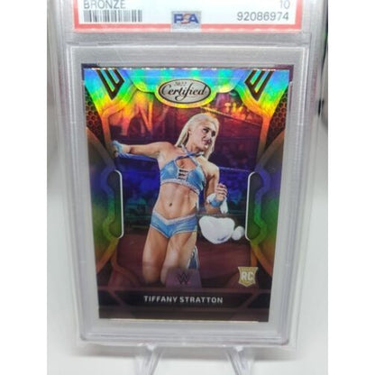 2022 PANINI Chronicles Certified WWE Card #223 Tiffany Stratton RC BRONZE NXT