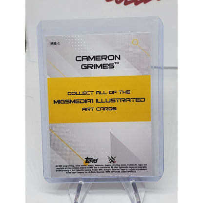 2021 Topps WWE NXT Migs Media Illustrations #MM1 Cameron Grimes