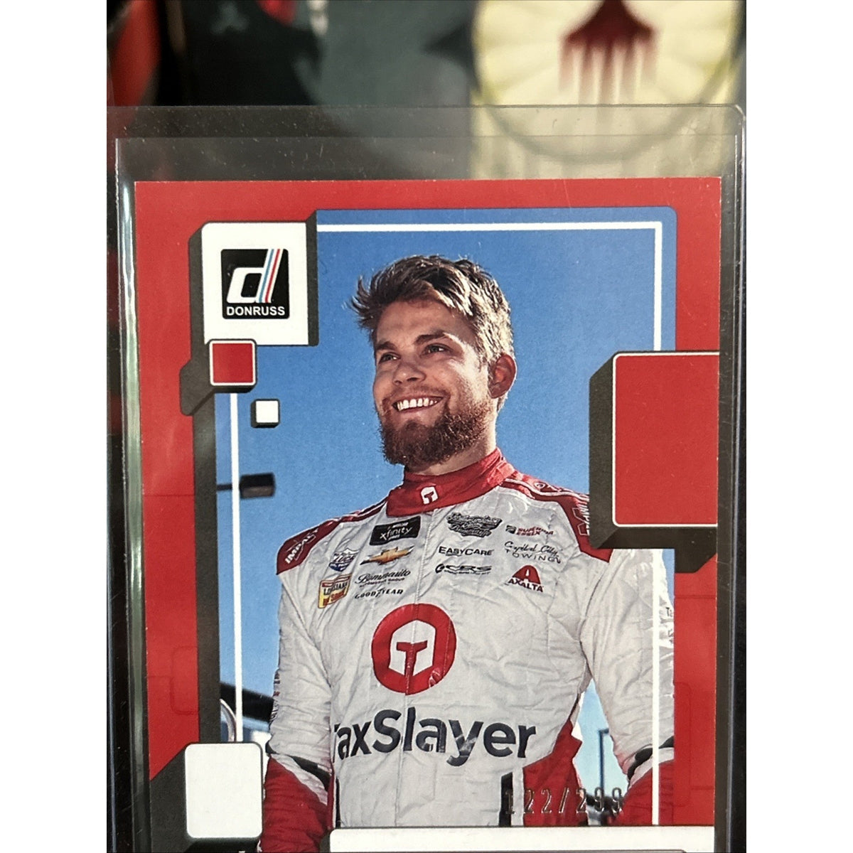 Myatt Snider- 2023 Donruss Racing NASCAR Red Base Card /299 - Pack Fresh New