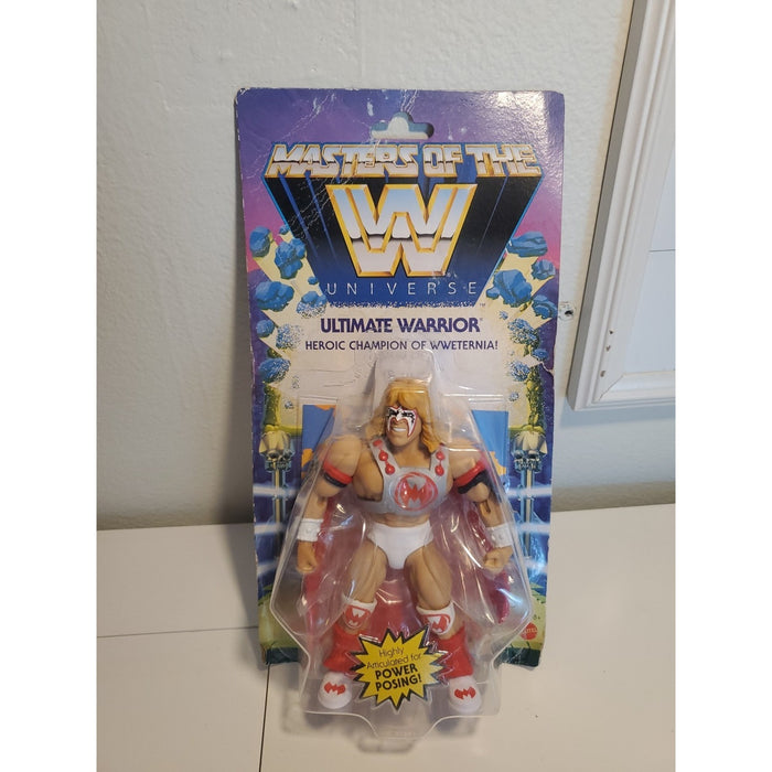 Masters of the WWE Universe Ultimate Warrior Action Figure Mattel MOTU New!
