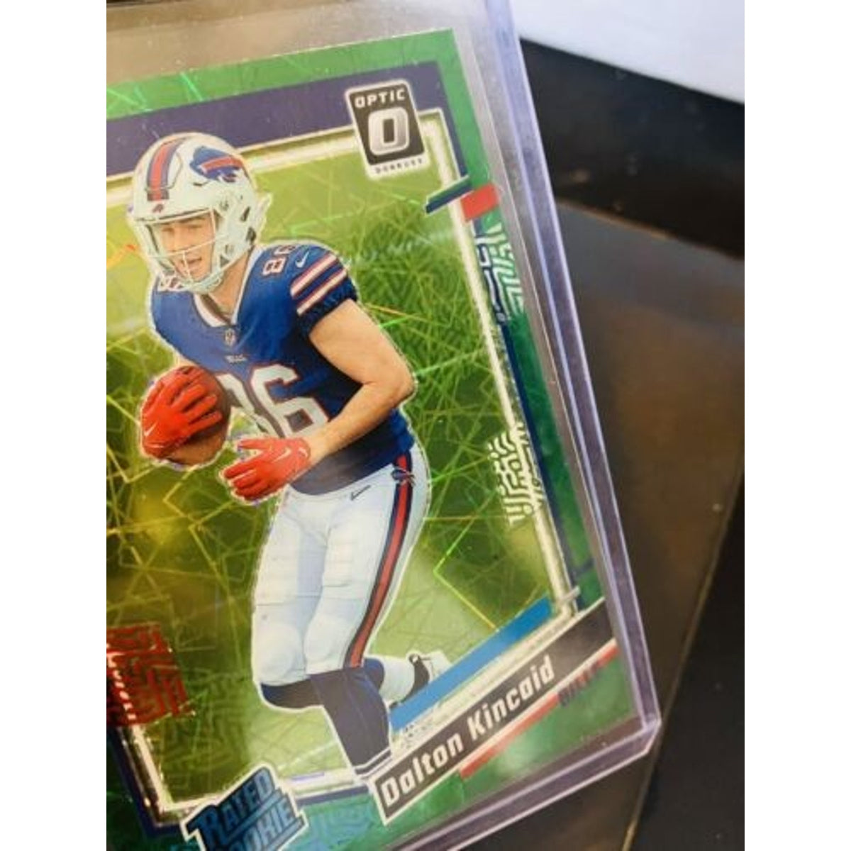 2023 Donruss Optic Dalton Kincaid Green Hyper Prizm Rated Rookie / Pack Fresh