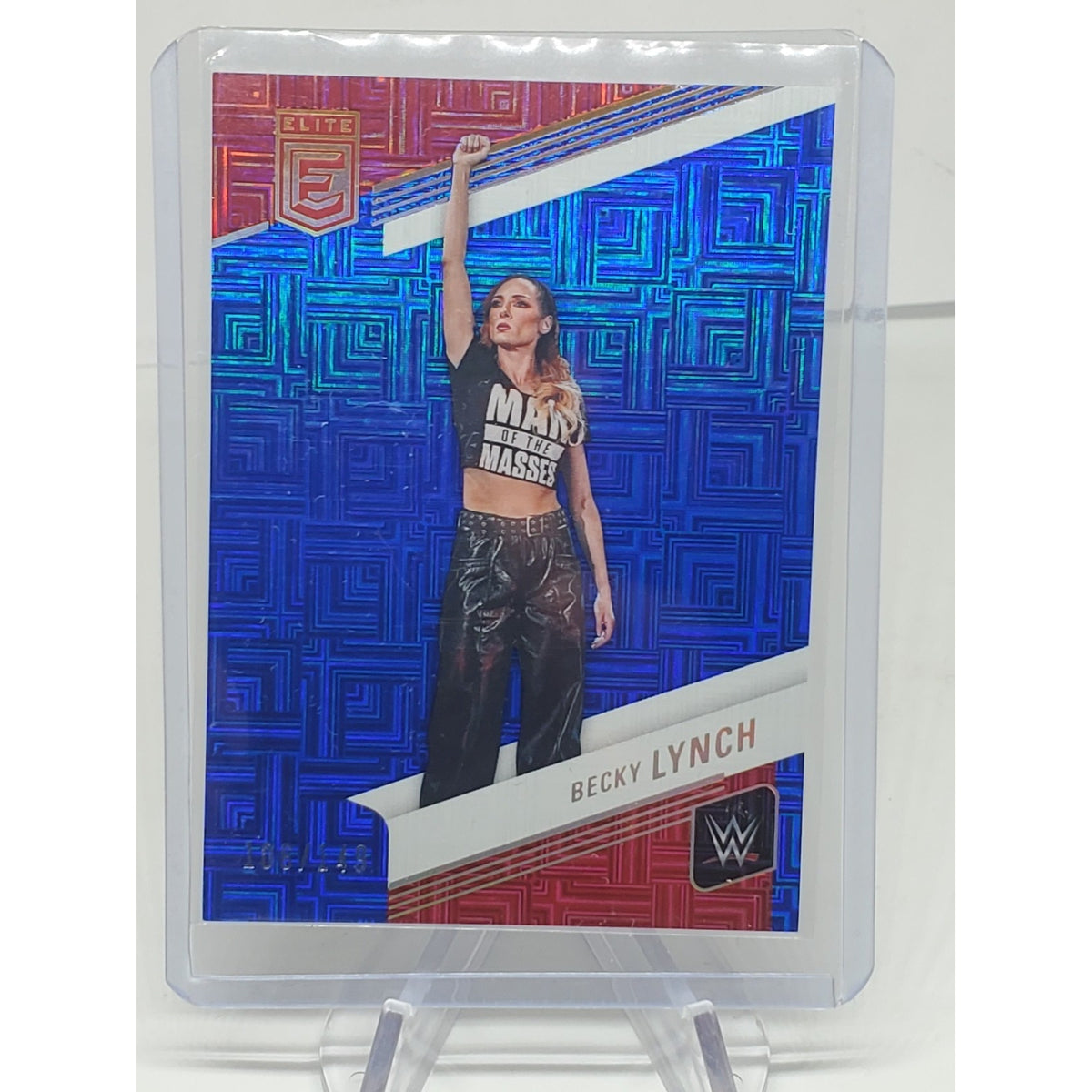 2023 Panini Donruss Elite WWE Becky Lynch Blue Foil Parallel Pandora /149 #16