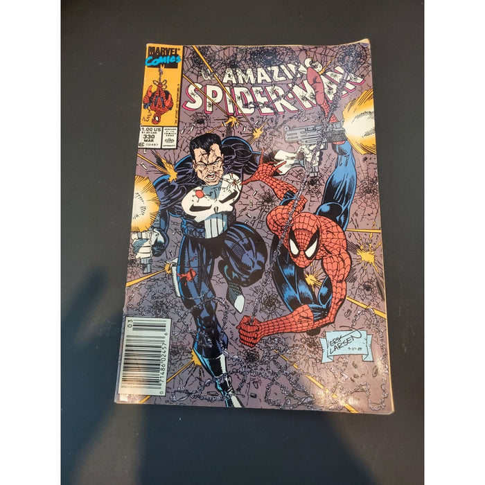 Amazing Spider-Man #330 - High grade - Punisher Cover Art Erik Larsen Combine