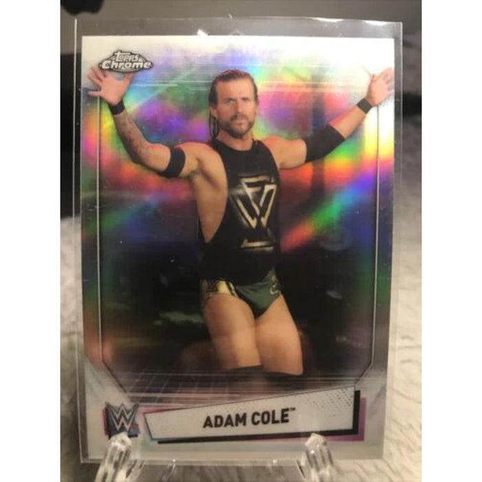 Refractor Parallel 2021 Topps Chrome WWE Adam Cole #72 Pack Fresh New Aew Card