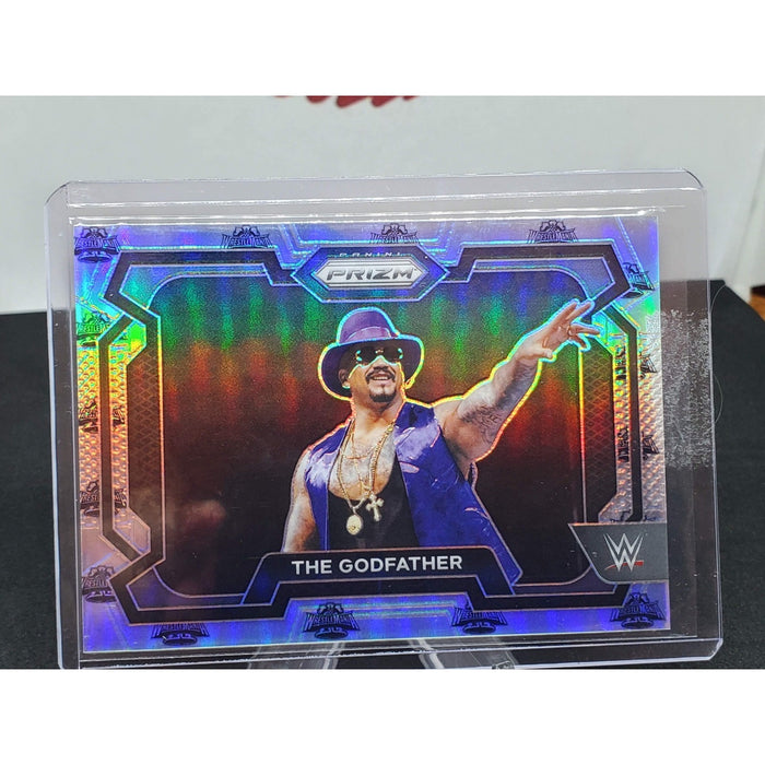 2024 Prizm WWE THE GODFATHER Wrestlemania Logo #/40 HOF #79