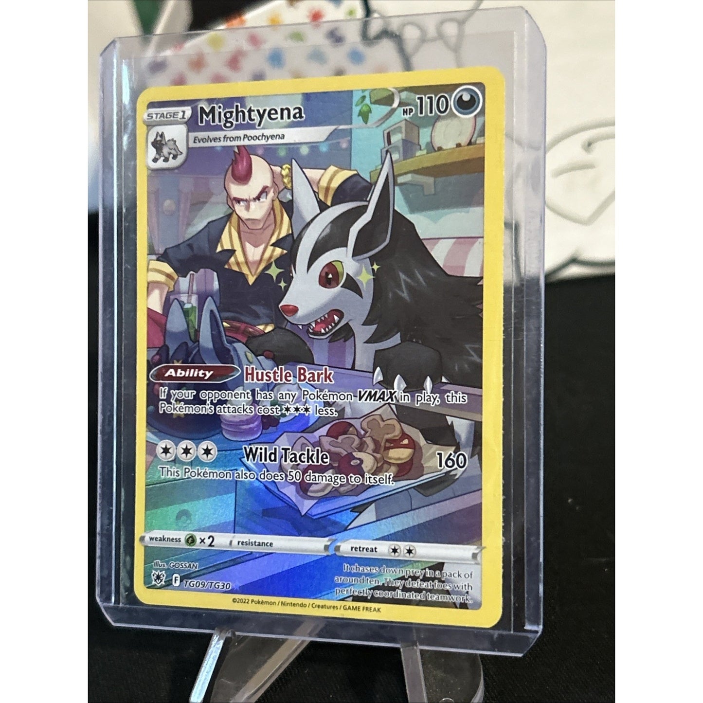 Mightyena TG09/TG30 Full Art Astral Radiance Pokemon TCG Card NM - Mint