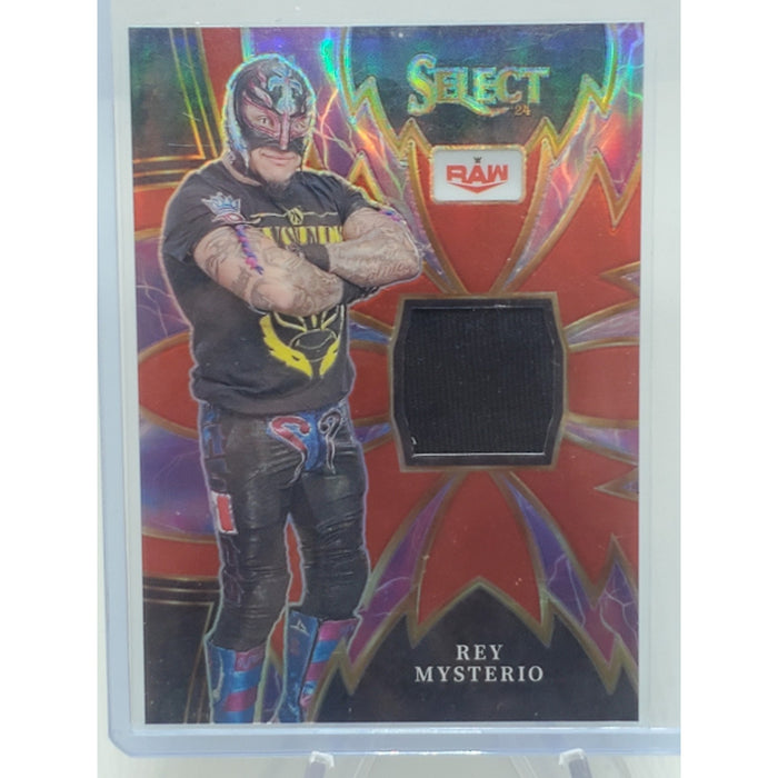 Rey Mysterio 2024 Panini Select WWE Prizm Shirt Memorabilia Card /99