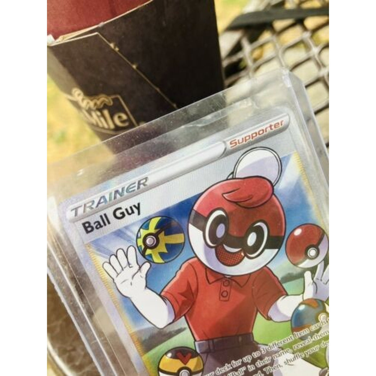 Pokemon Shining Fates Ball Guy Full Art Ultra Rare 065/072 - Pack Fre New