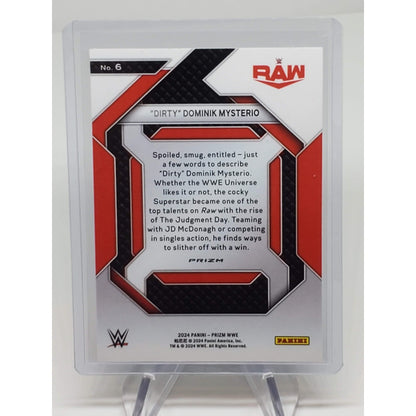 2024 Panini Prizm WWE - Emergent Dominik Mysterio #6 Under Card Prizm