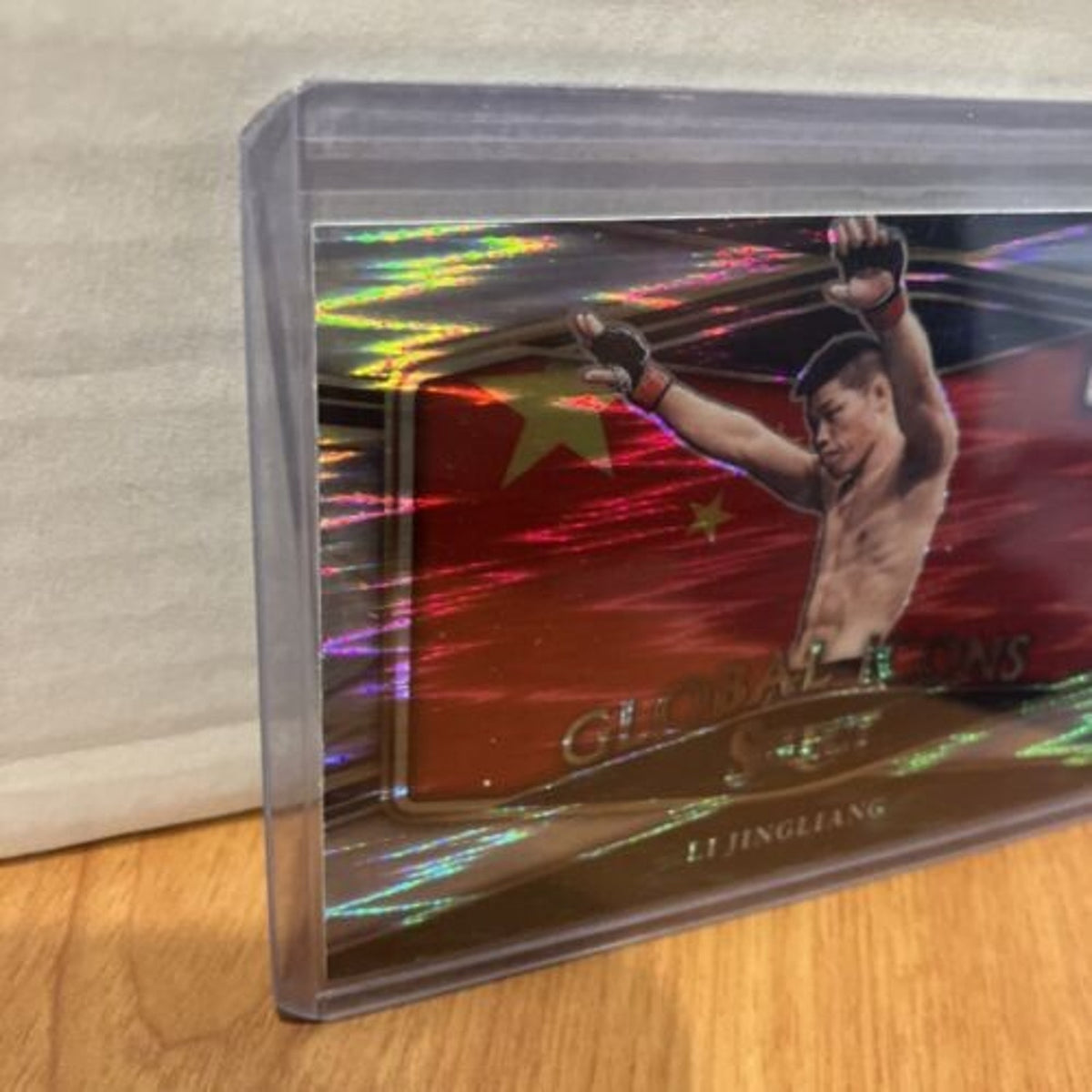 LI JINGLIANG 2022 PANINI Select UFC GLOBAL ICONS SILVER FLASH Prizm SP Pack New