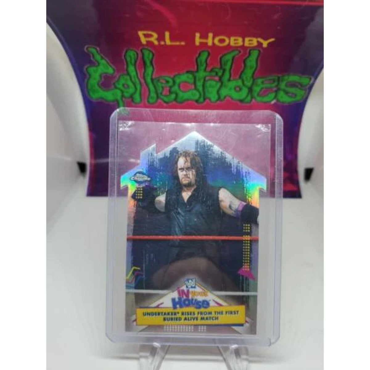 2021 Topps Chrome WWE In Your House Undertaker #IYH-10 Die-Cut Insert