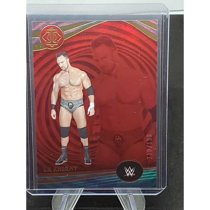 2023 CHRONICLES WWE ILLUSIONS LA KNIGHT 180/199 RED FOIL SP