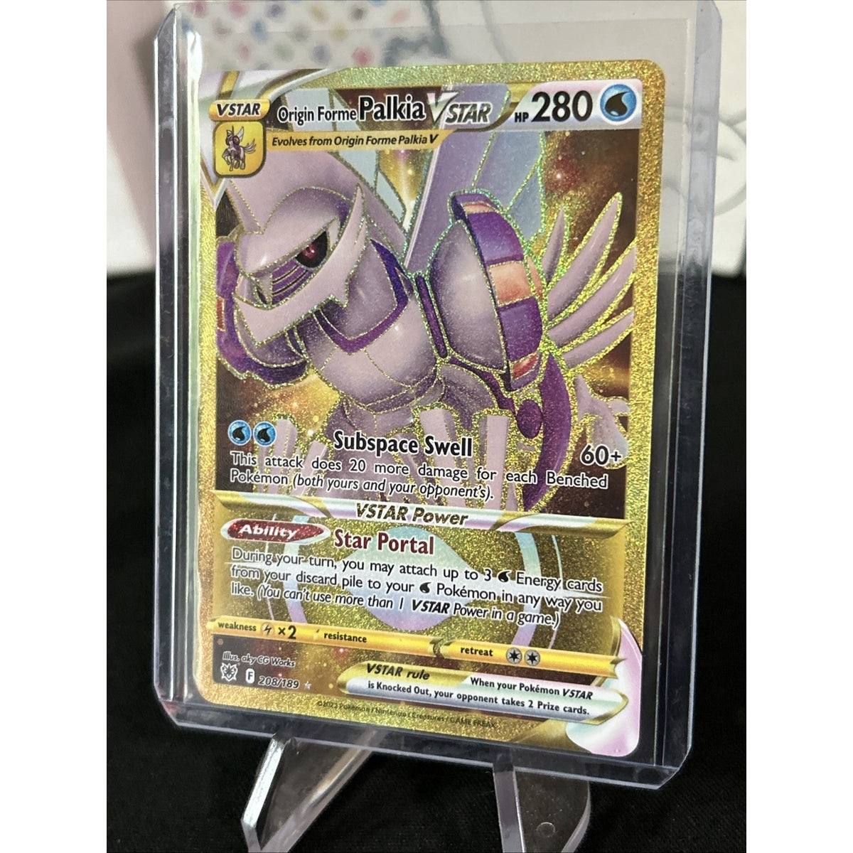 Pokémon TCG Origin Forme Palkia VSTAR Sword & Shield - Astral Radiance - Mint