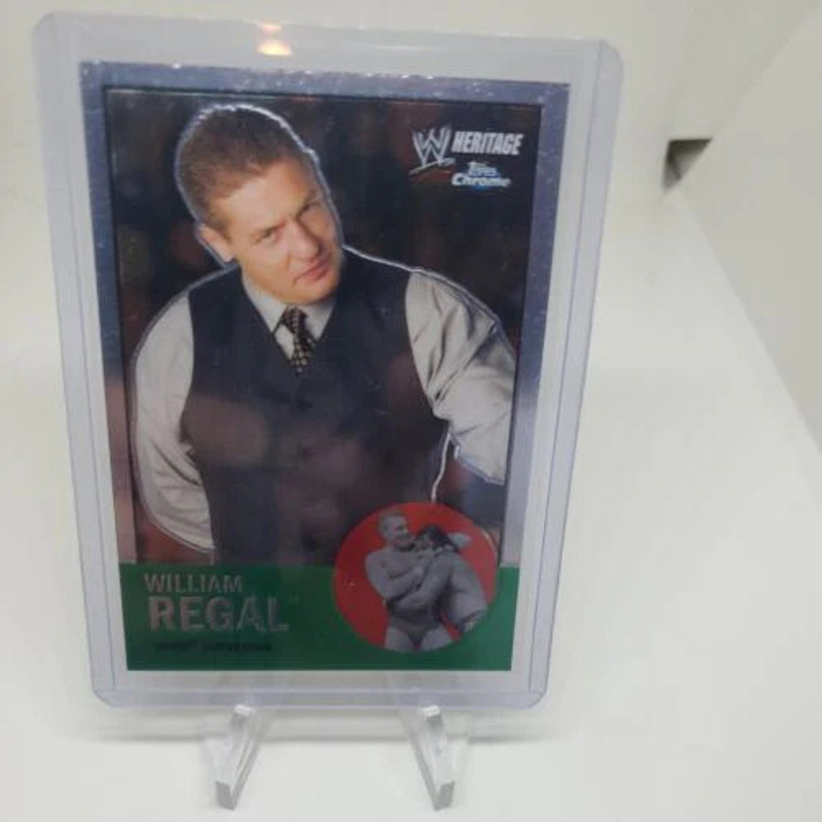 Topps Heritage II Chrome 2007 WWE Wrestling Card #49 William Regal