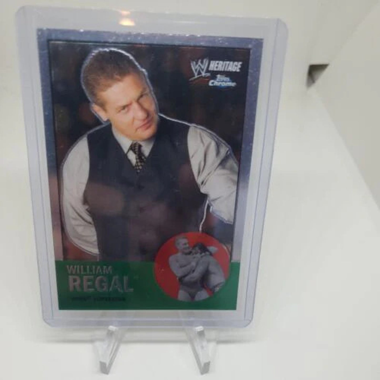 Topps Heritage II Chrome 2007 WWE Wrestling Card #49 William Regal