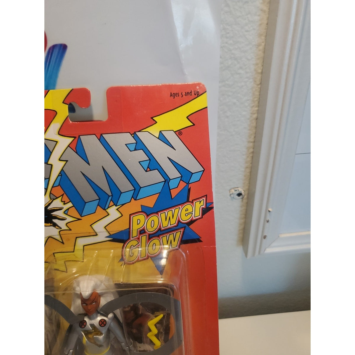 ToyBiz Marvel X-Men Storm Power Glow 1993 Gray 5" Vintage Action Figure New