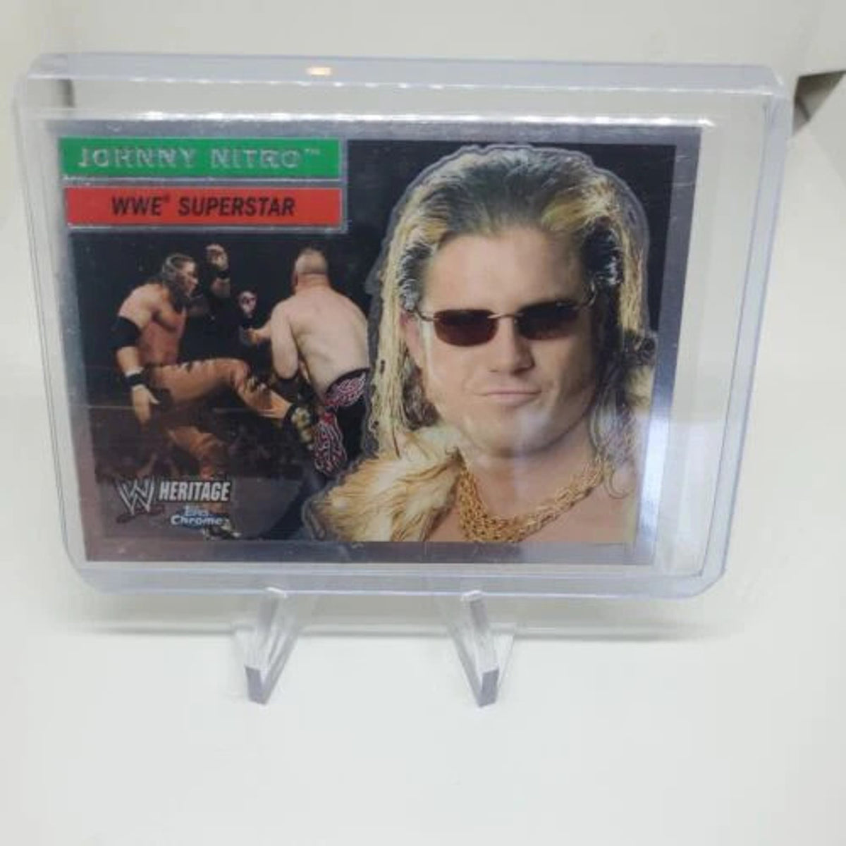 2006 Topps Heritage Chrome WWE Wrestling #6 Johnny Nitro AWE