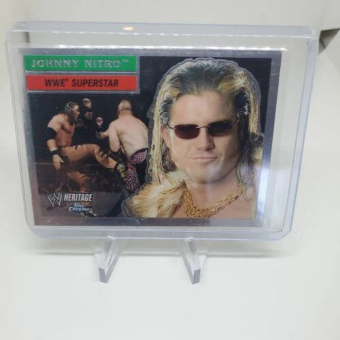 2006 Topps Heritage Chrome WWE Wrestling #6 Johnny Nitro AWE