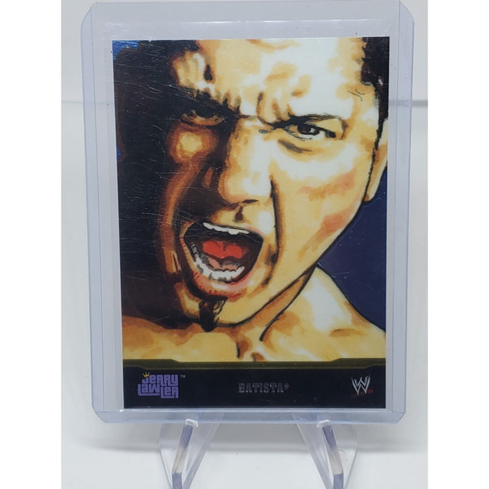 2014 Topps Chrome WWE Champion Portraits Batista 9 Of 10 Jerry The King Lawler