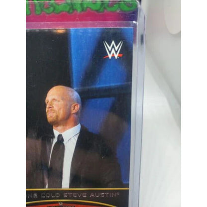 2015 TOPPS WWE ROAD TO WRESTLEMANIA HALL OF FAME #23 STONE COLD STEVE AUSTIN