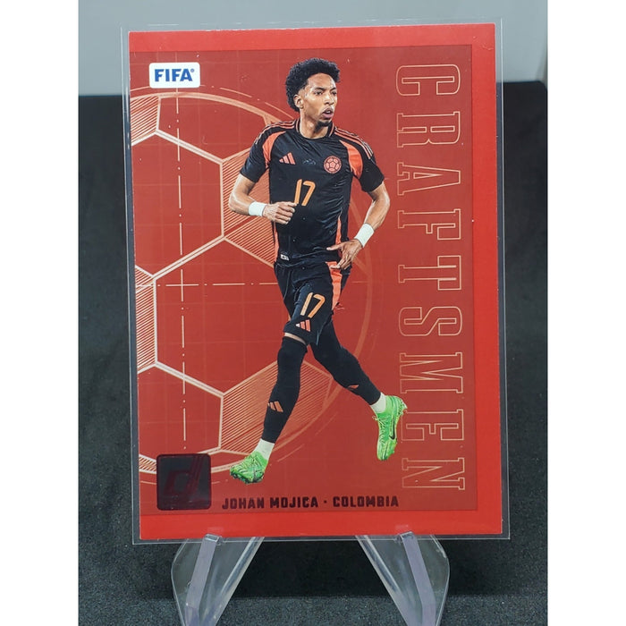 2024-25 Panini Donruss Fifa - Craftsmen Johan Mojica #8 Red