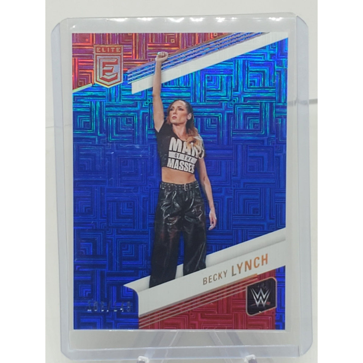 2023 Panini Donruss Elite WWE Becky Lynch Blue Foil Parallel Pandora /149 #16