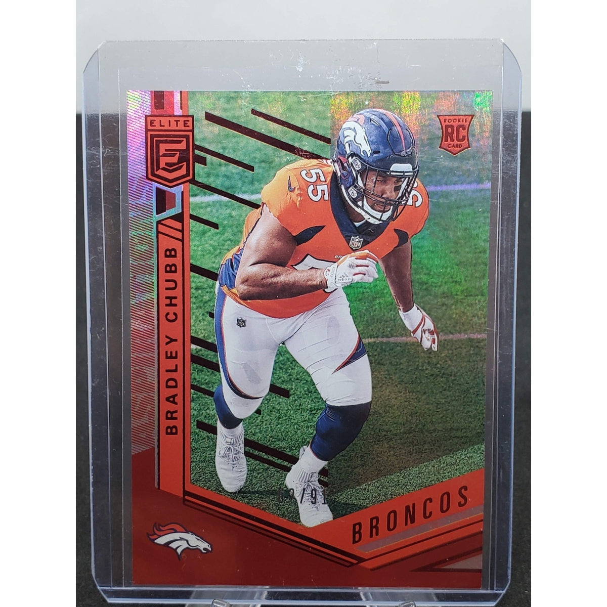 2018 Donruss Elite - Rookies Bradley Chubb #190 Aspirations /91 (RC)