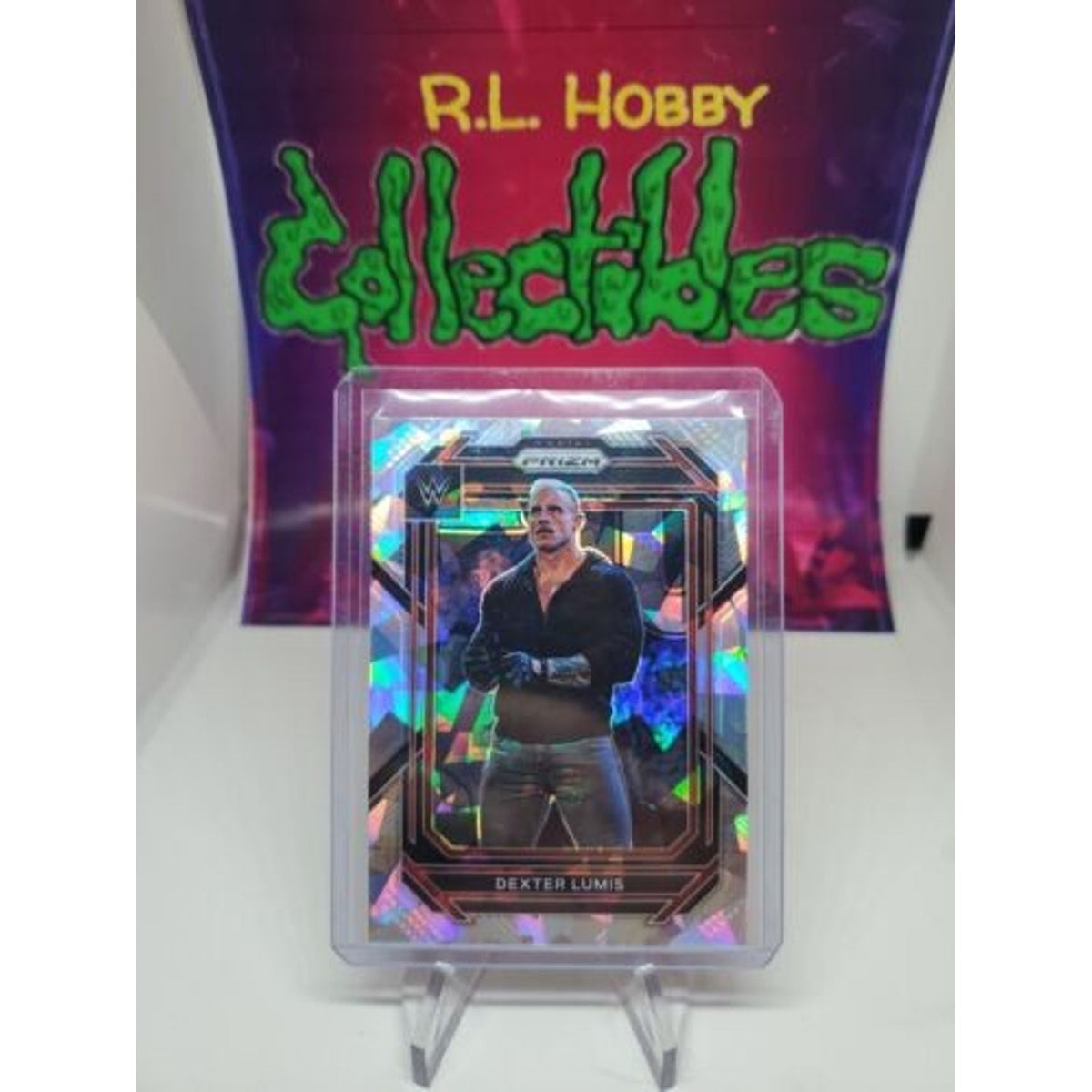 Dexter Lumis Cracked Ice Prizm #163 2023 WWE Panini Prizm RAW