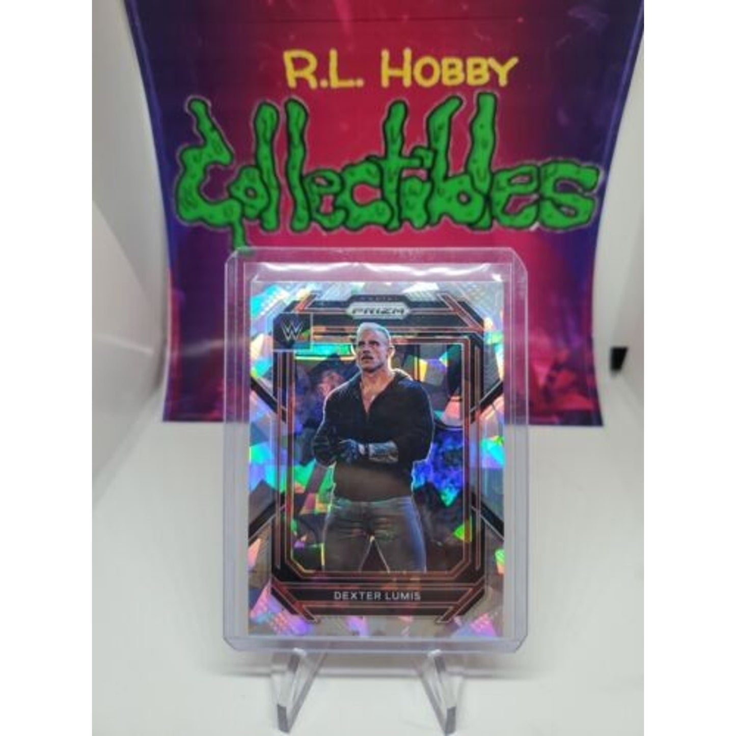Dexter Lumis Cracked Ice Prizm #163 2023 WWE Panini Prizm RAW