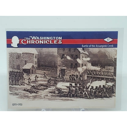 2022 Historic Autographs The Washington Chronicles #97 Battle of Assunpink Creek