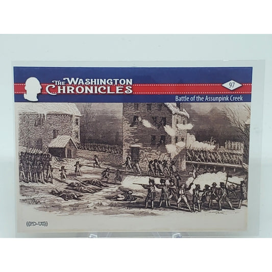 2022 Historic Autographs The Washington Chronicles #97 Battle of Assunpink Creek