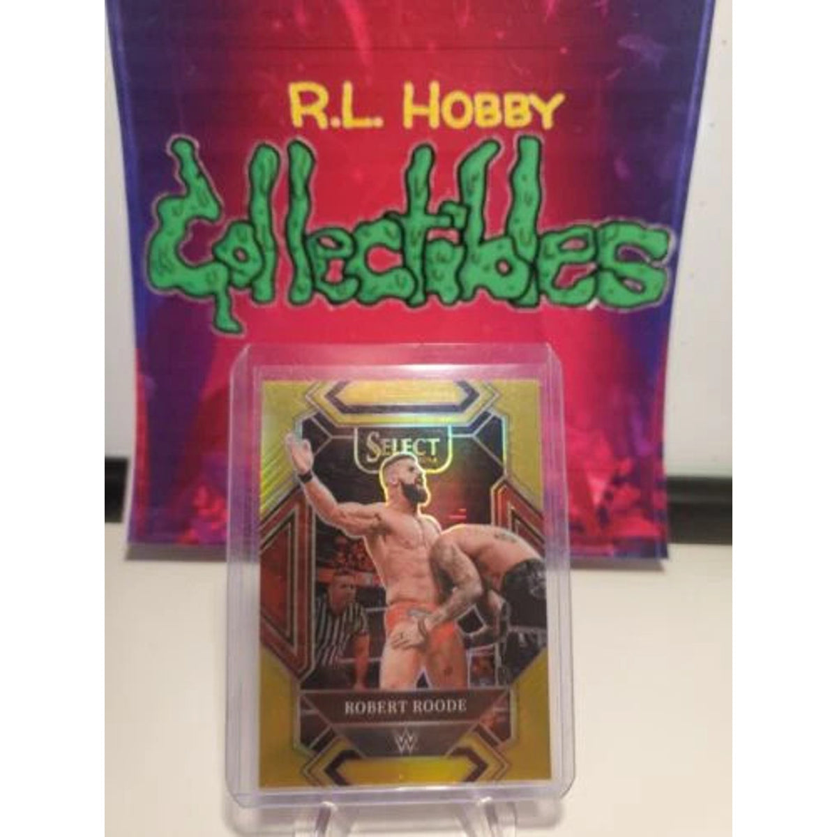 Robert Roode 2022 Panini Select WWE Mezzanine Gold Prizm 9/10 SP