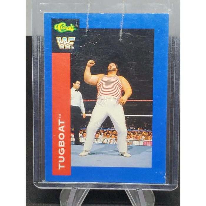 1991 Classic WWF Superstars #120 Tugboat Autograph