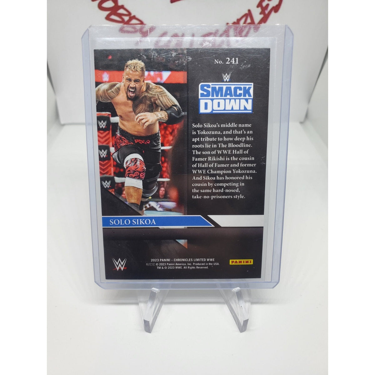 2023 WWE Chronicles Limited Solo Sikoa Blue 56/99