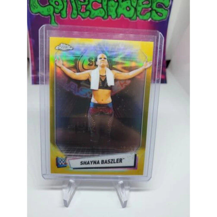 2021 Topps Chrome WWE Shayna Baszler Gold Refractor /50