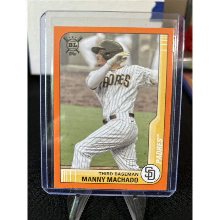 2021 Topps Big League - Orange Parallel #55 Manny Machado - San Diego Padres