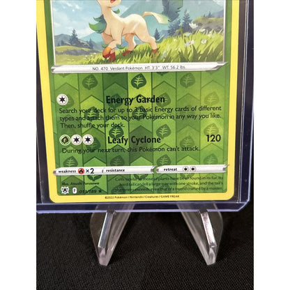 Leafeon 013/189 Astral Radiance Reverse Holo Pokémon - Pack Fresh New - Sleeved