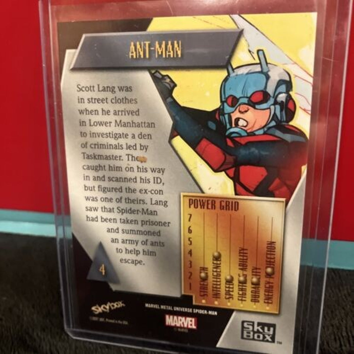 GOLD FX UPPER DECK MARVEL METAL UNIVERSE #4 Retro PARALLEL Ant-Man 2021 Pack
