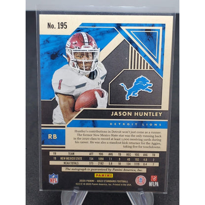 2020 Panini Gold Standard - Rookies Jason Huntley #195 Autographs /199 (AU, RC)
