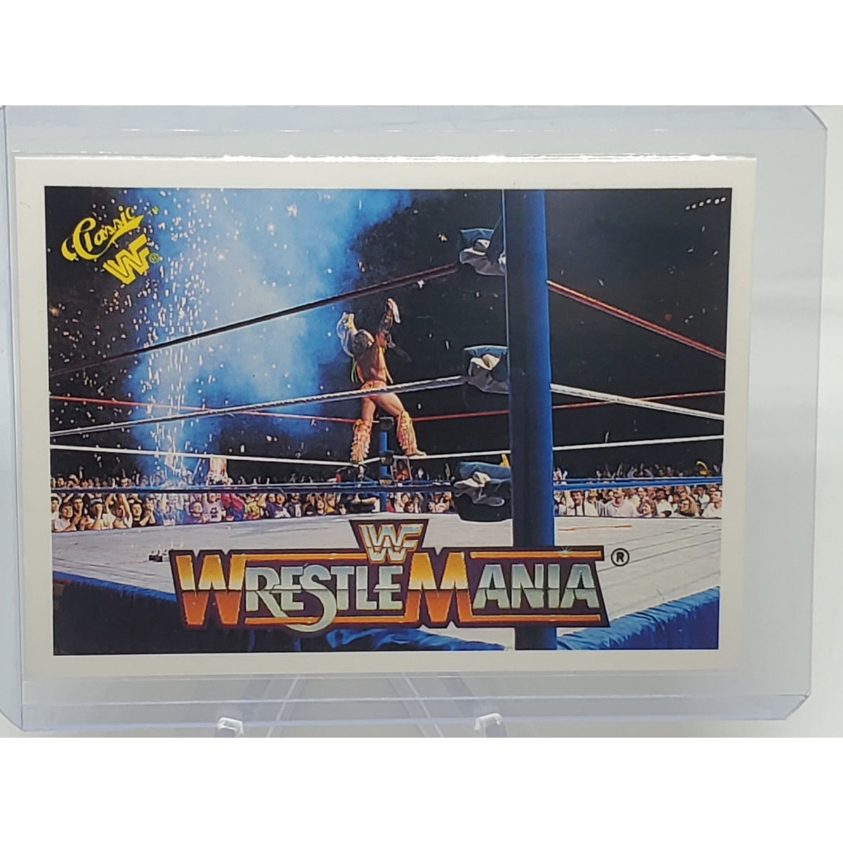 1990 Classic WWF The History of Wrestlemania The Ultimate Warrior #136
