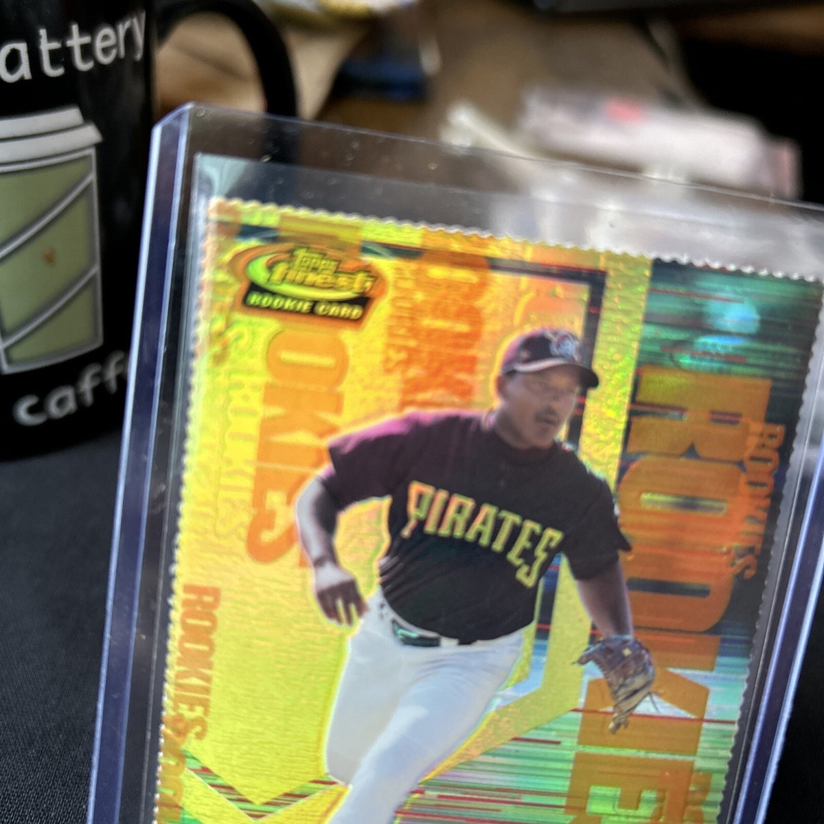 2000 Topps Finest Rico Washington Gold Refractor RC /100 Excellent Condition